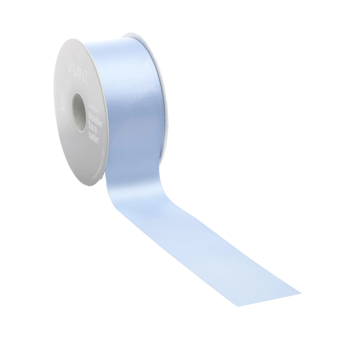 Lichtblauw Satijnlint 3-38mm/25-50m - Kadopapier.net