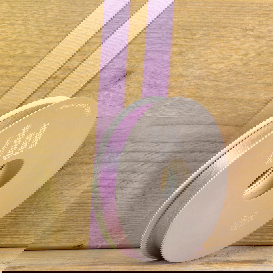 Lila Satijnlint - Kadopapier.net