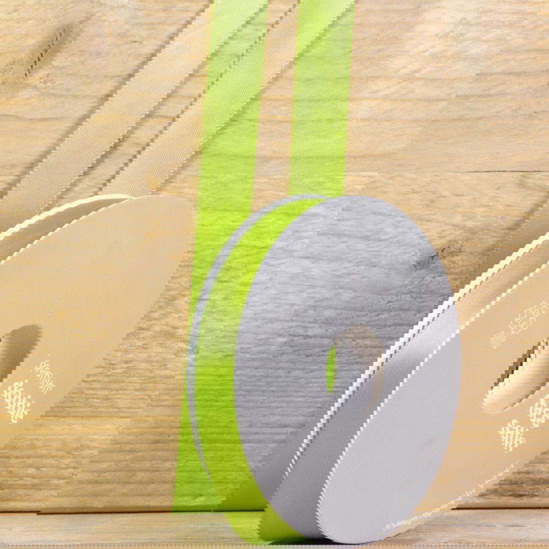 Limoen Satijnlint - Kadopapier.net