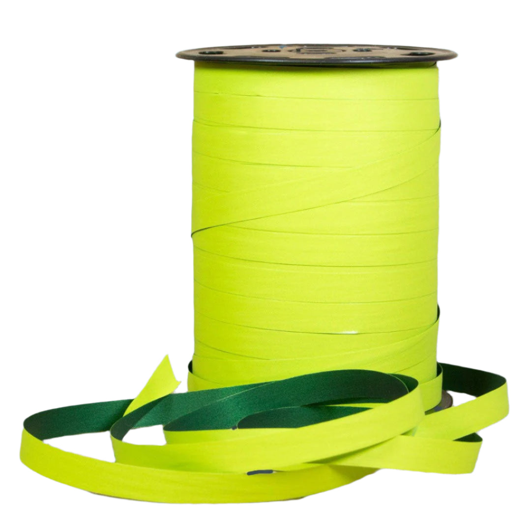 Mat krullint Lime Donkergroen - Kadopapier.net