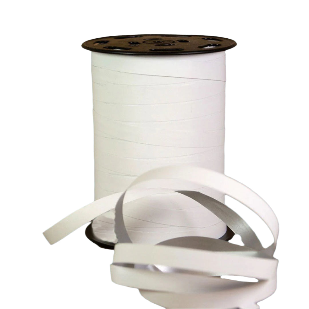 Mat krullint Wit - Zilver - Kadopapier.net