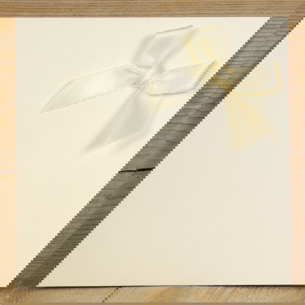 Metallic Envelop Ivoor vierkant - Kadopapier.net