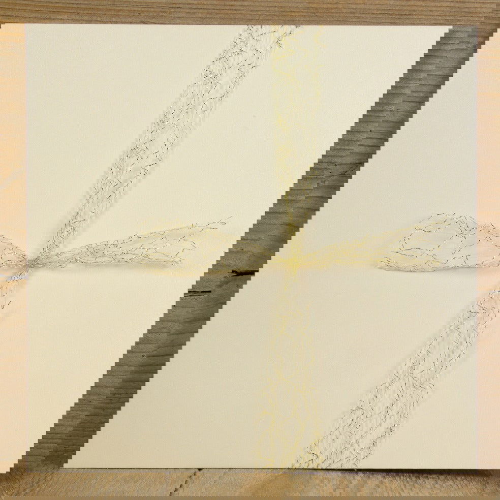 Metallic Envelop Ivoor vierkant - Kadopapier.net