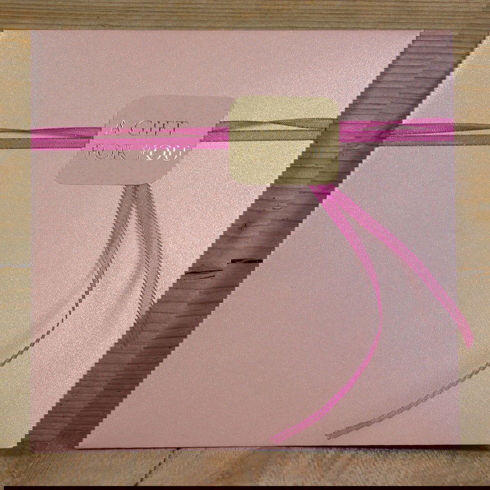 Metallic Envelop Roze vierkant - Kadopapier.net