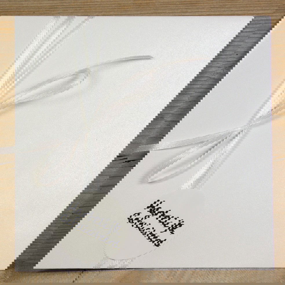 Metallic Envelop Wit vierkant - Kadopapier.net