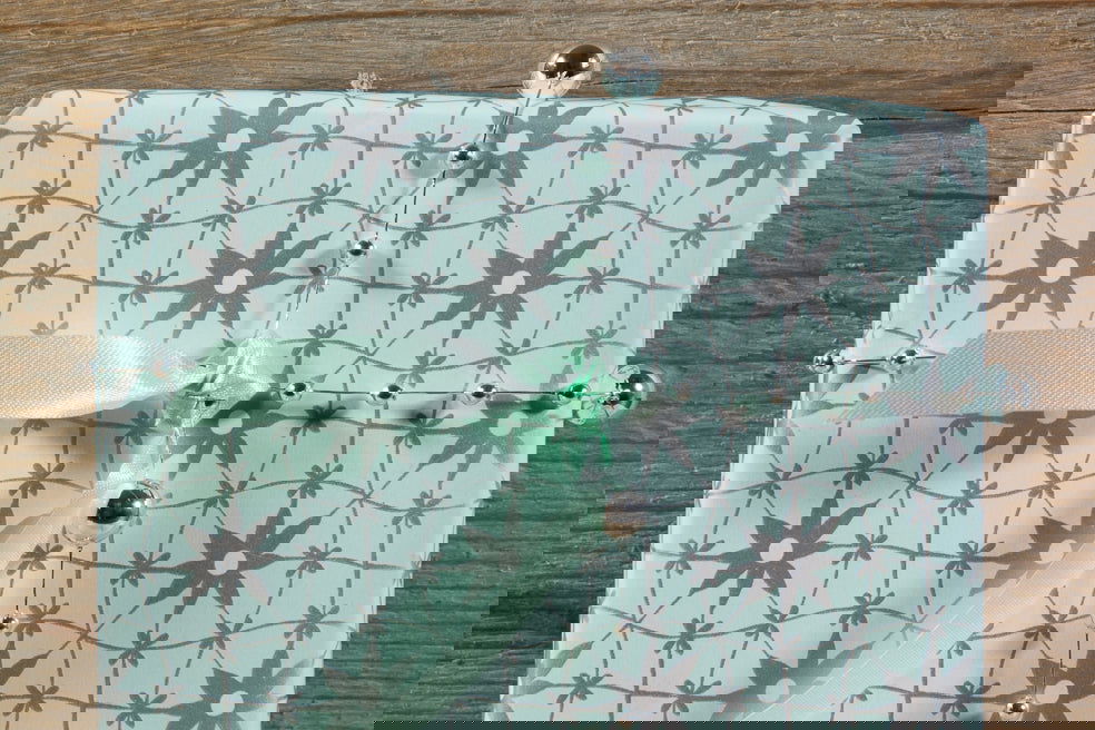 Metallic balletjes cadeaulint Zilver - Kadopapier.net