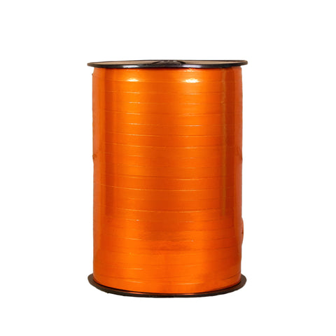 Metallic krullint Oranje - Kadopapier.net