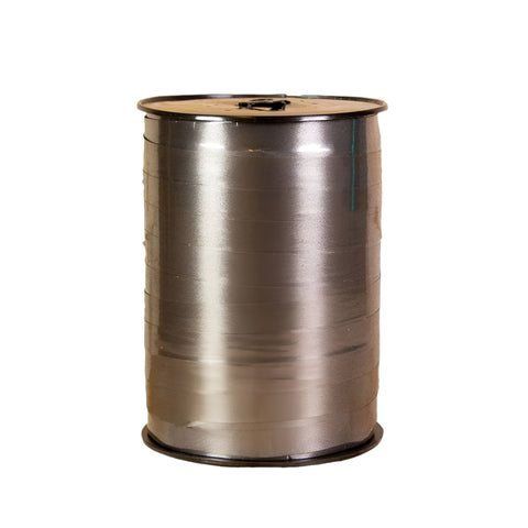 Metallic krullint Staalgrijs - Kadopapier.net