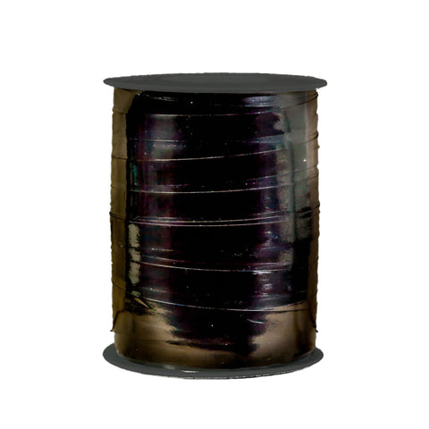 Metallic krullint Zwart - Kadopapier.net