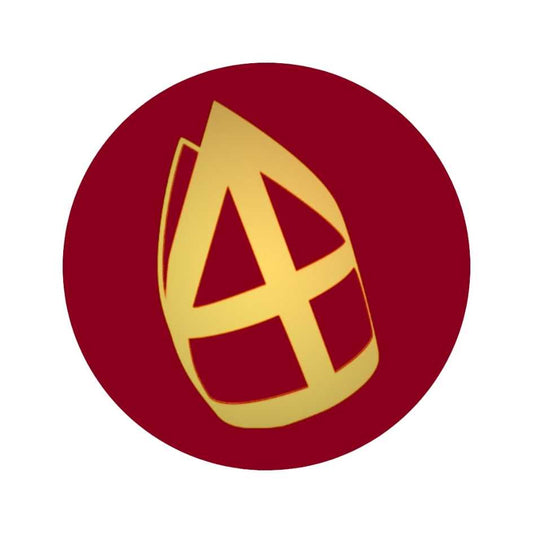 Saint Nicholas Wish Label Mitre - 250 pieces | Sinterklaas Closure Stickers