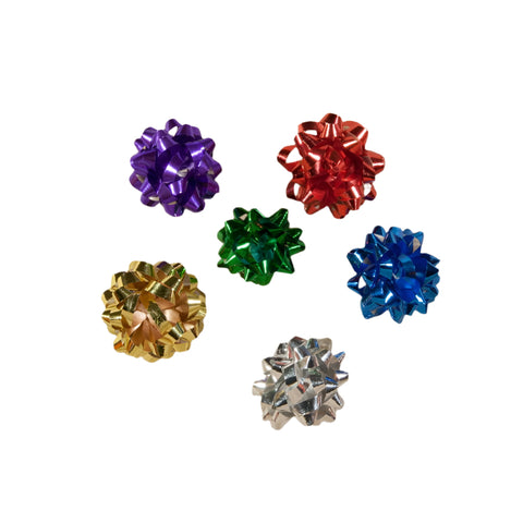 Mini Starbow 25mm. Metallic ass. - Kadopapier.net