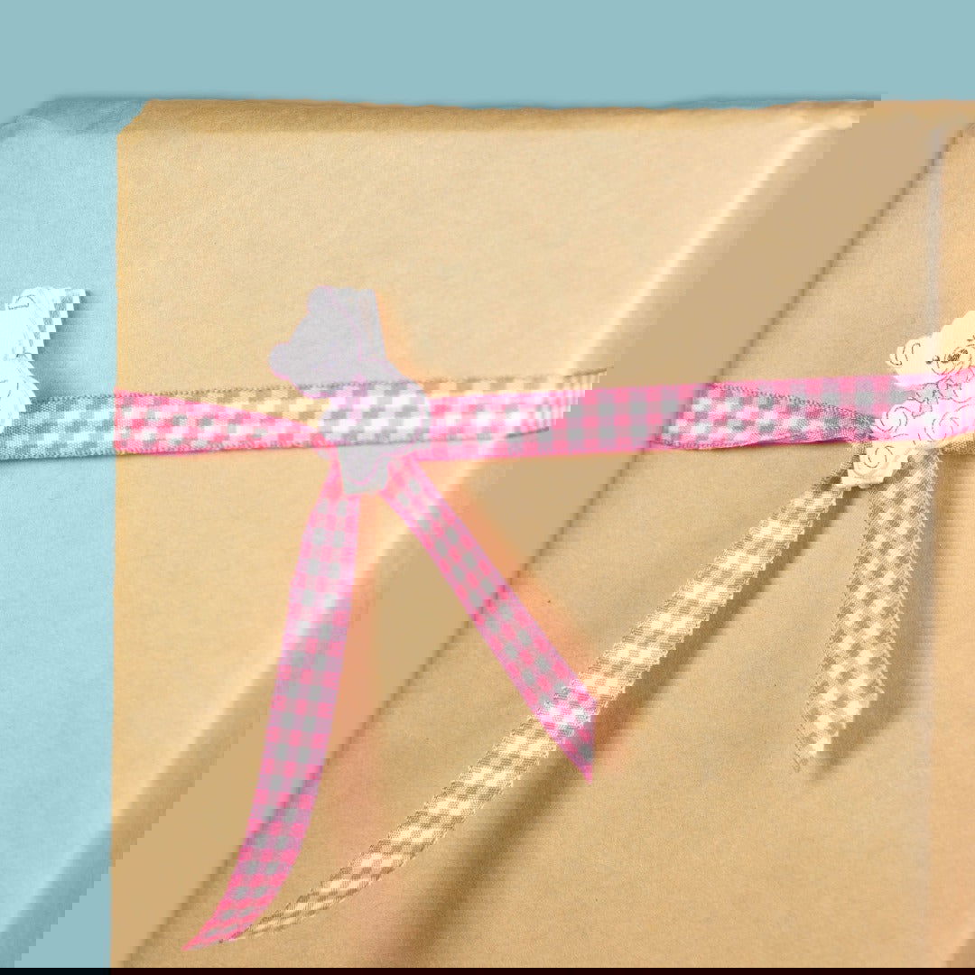 Mini knijpertje Beertje Roze - Kadopapier.net