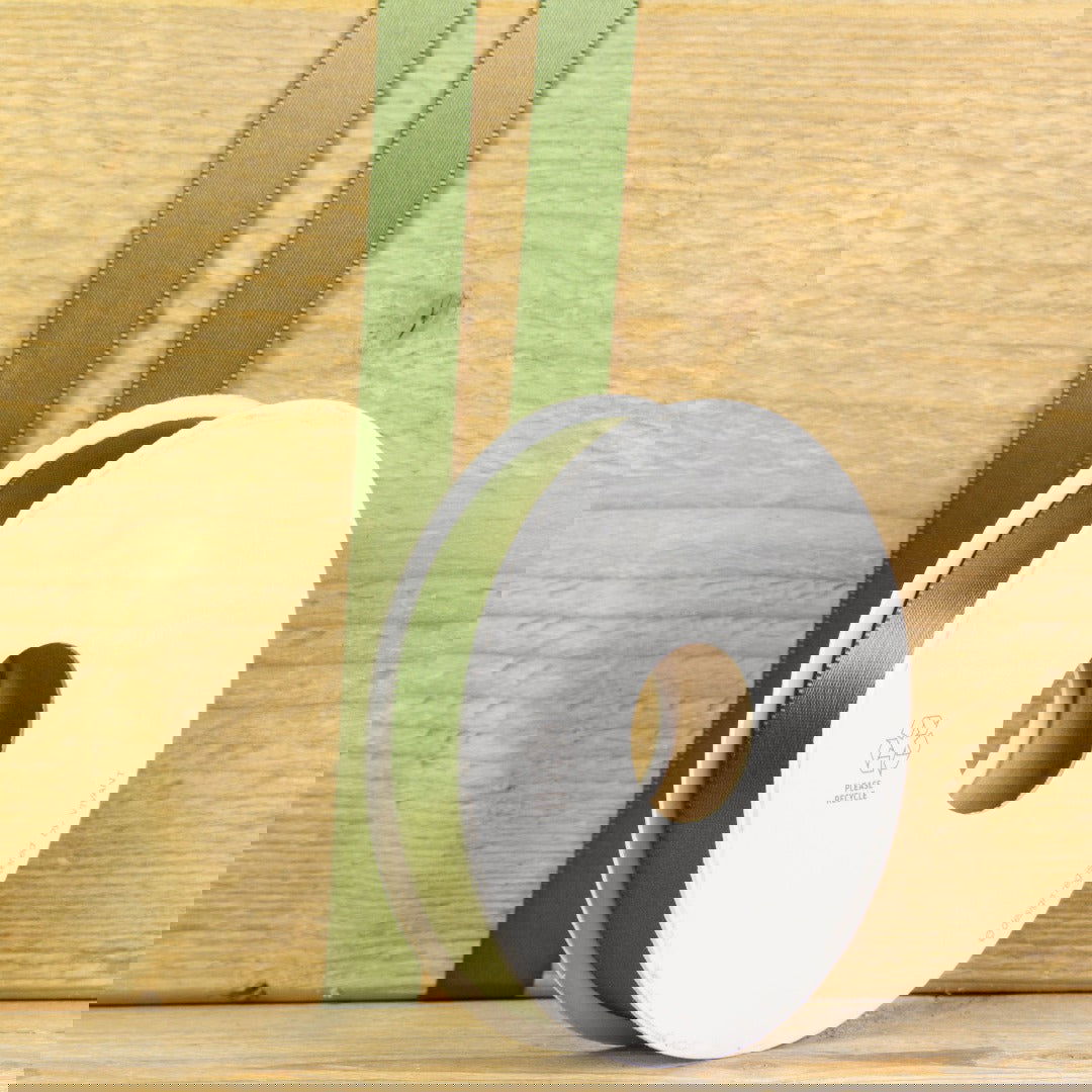 Mosgroen Satijnlint - Kadopapier.net