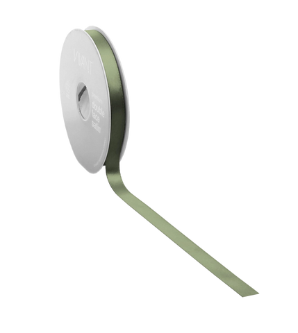 Mosgroen Satijnlint 3-38mm / 25-50m - Kadopapier.net