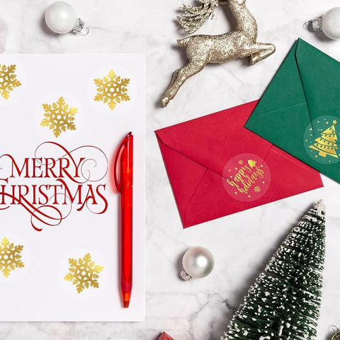 Verschlussaufkleber Herz Gold -Sticker-Label-