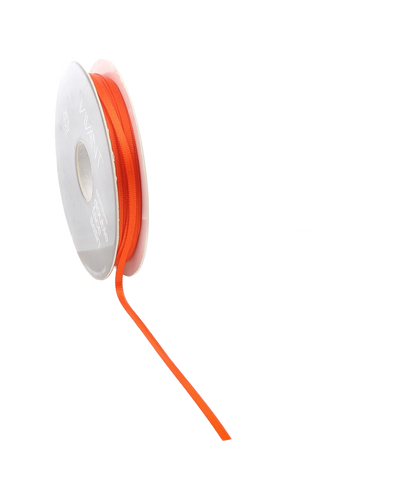 Oranje Satijnlint 3-38mm / 25-50m - Kadopapier.net