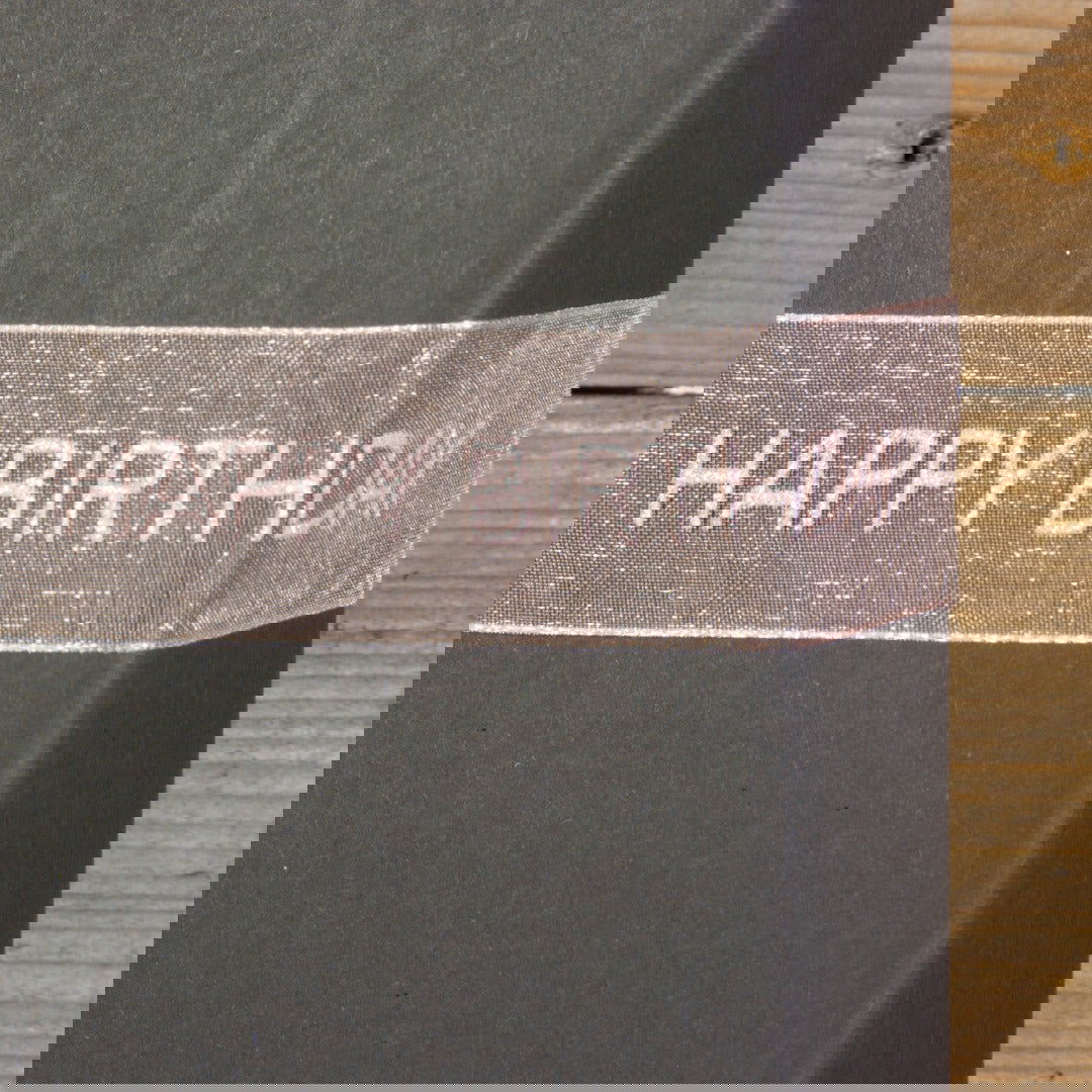 Organzalint Happy birthday Roze - Kadopapier.net