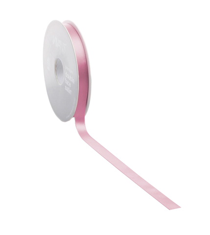 Oud roze Satijnlint 3-38mm / 25-50m - Kadopapier.net