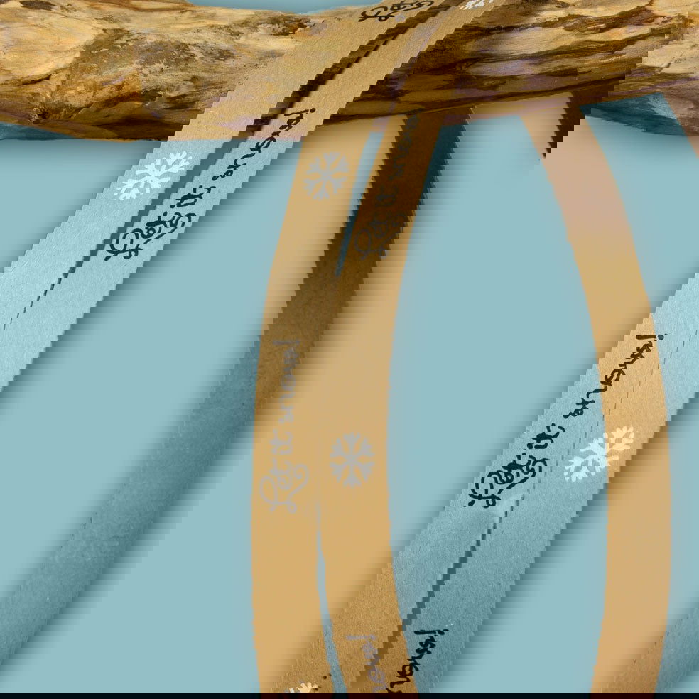 Papier Tekstlint Let it Snow - Kadopapier.net