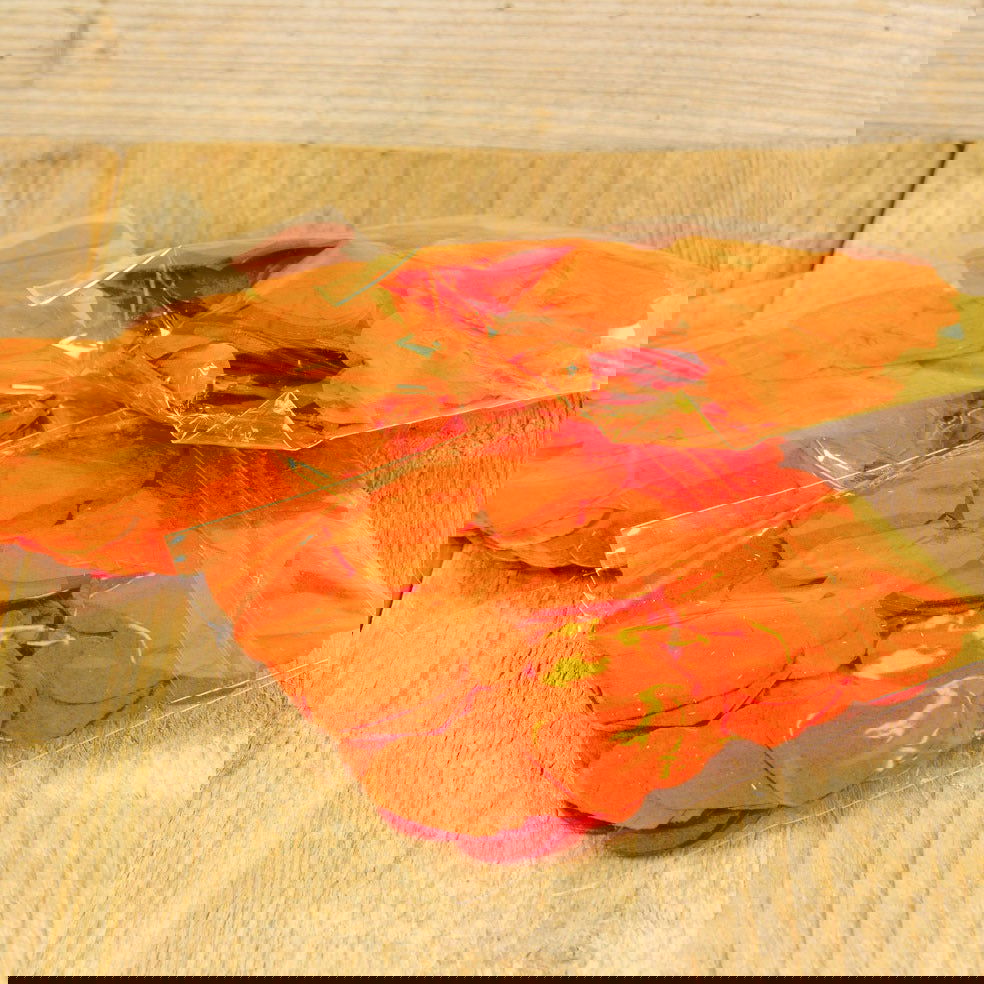 Papieren Harten strooisel Oranje - Kadopapier.net