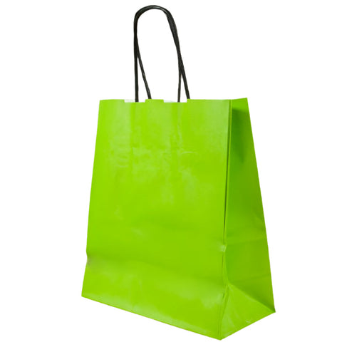 Papieren draagtas Lime - Kadopapier.net