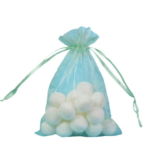 Pastel Groen Organza zakje - Kadopapier.net