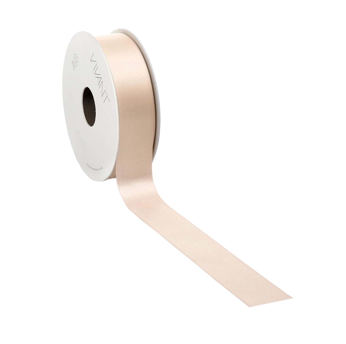 Pastel Zalm Satijnlint 3-38mm 25-50m - Kadopapier.net