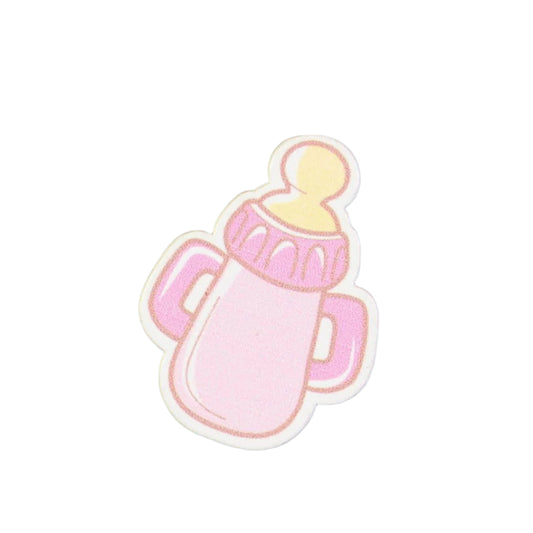 Plakdeco Flesje roze - Kadopapier.net