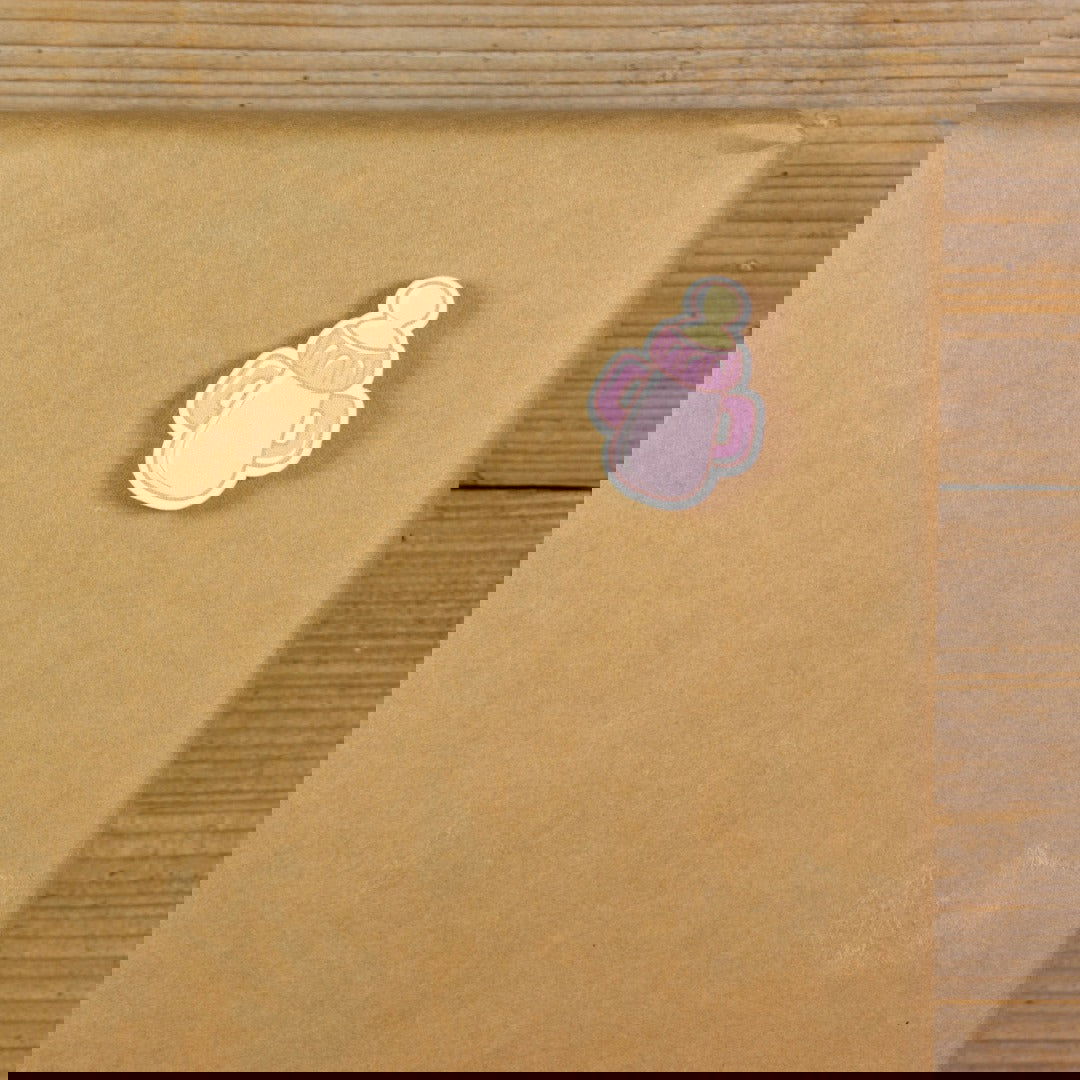 Plakdeco Flesje roze - Kadopapier.net