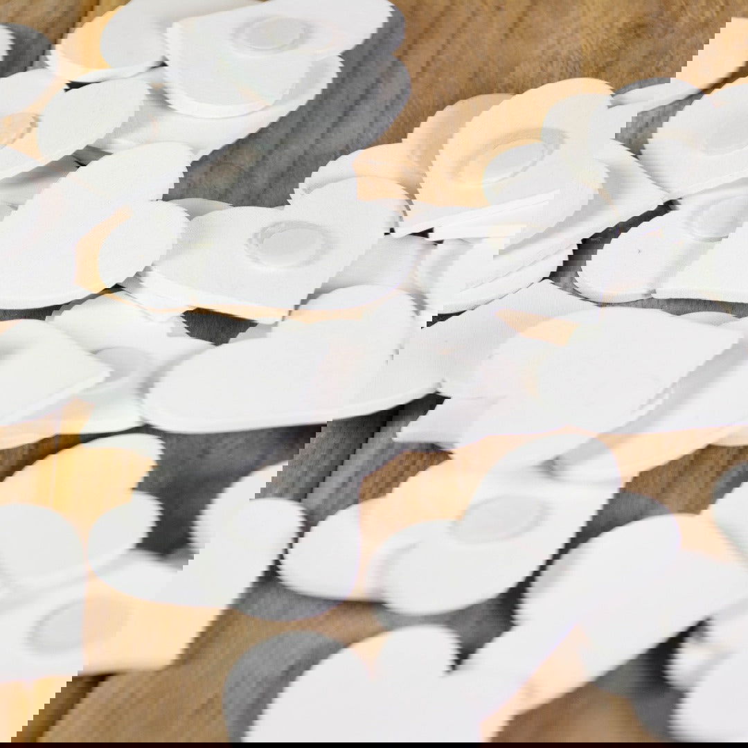 Plakdeco Groot Hart wit - Kadopapier.net