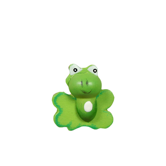 Plakdeco Kikker op Blad - Kadopapier.net