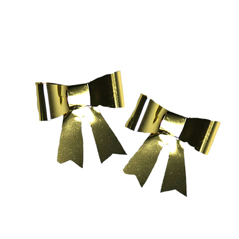 Plakdeco Vlinderstrikje Goud - Kadopapier.net