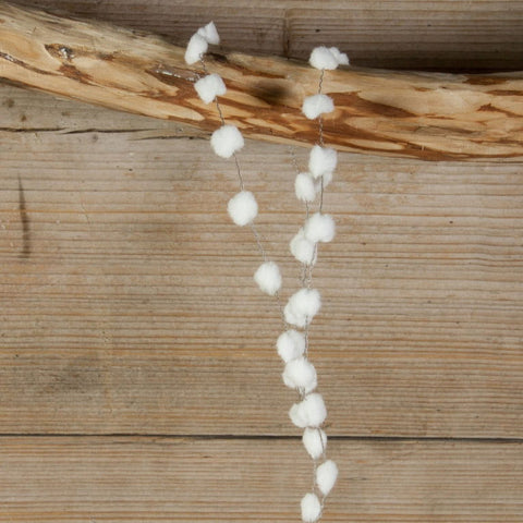 Pluche dots Cadeaulint Wit - Kadopapier.net