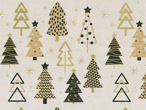 Geschenkpapier Konfetti Punkte Gold | 70*50cm | 2x 250 Blatt