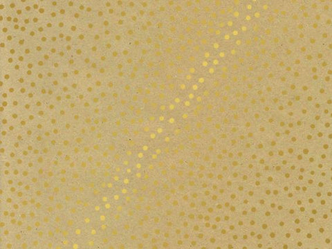 Geschenkpapier Konfetti Punkte Gold | 70*50cm | 2x 250 Blatt
