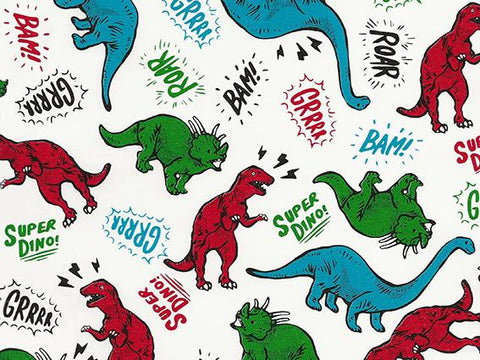 Geschenkpapier Super Dino | 70*50cm | 2x 250 Blatt