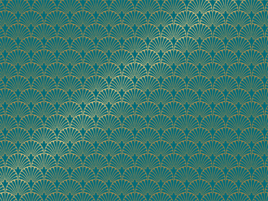 Wrapping Paper Sheets Victoria Petrol | 70*50cm | 2x 250 sheets