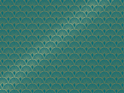 Wrapping Paper Sheets Victoria Petrol | 70*50cm | 2x 250 sheets