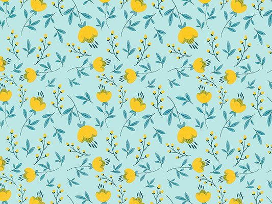 Sheets of Wrapping Paper Lily of the Valley Green | 70*50cm | 2x 250 sheets