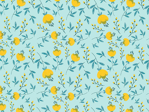 Geschenkpapierbögen Maiglöckchen Grün | 70*50cm | 2x 250 Blatt