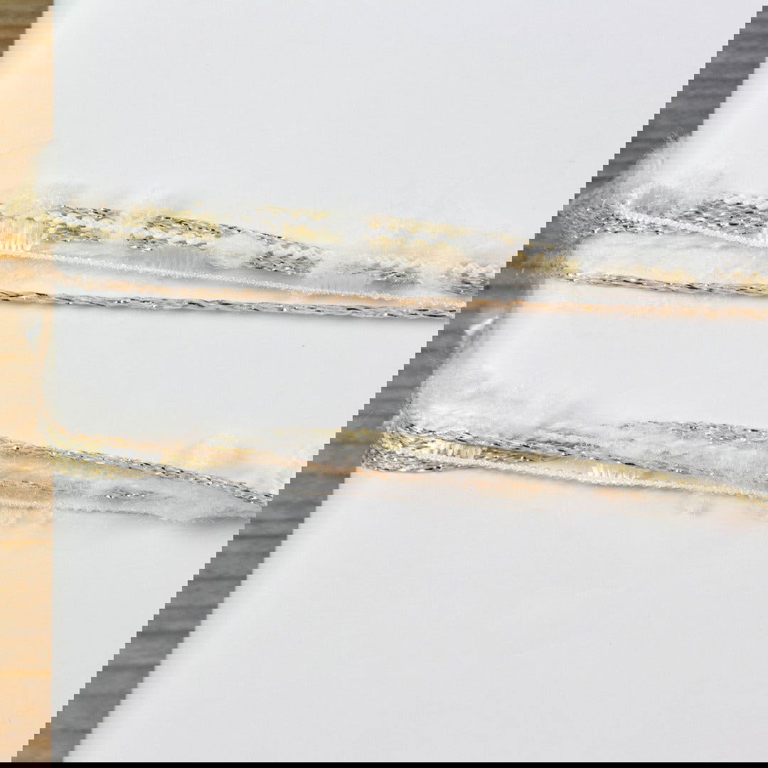 Re-use Kadolint Wit en Goud - Kadopapier.net