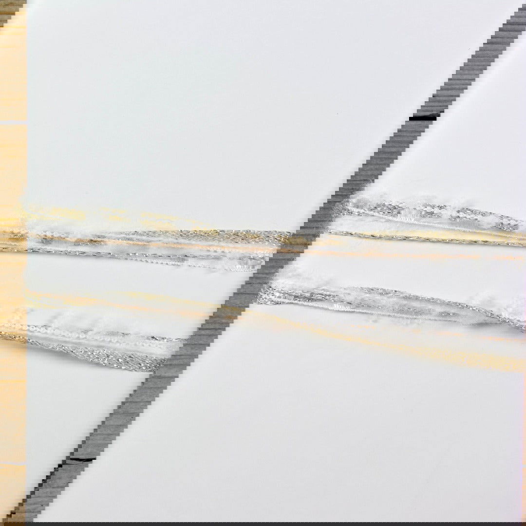 Re-use Kadolint Wit en Goud - Kadopapier.net