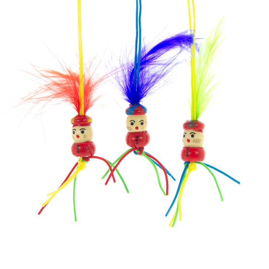 Sooty Pete with feather > 16 mm | Assorted packaging