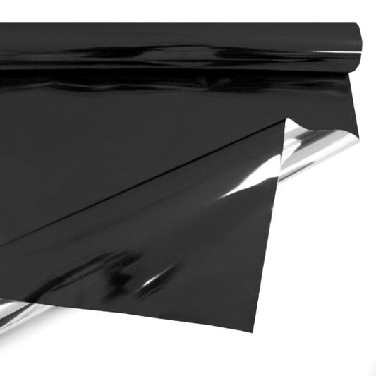 High Gloss Wrapping Film Black – Luxury Plastic Wrapping Film | 69 cm / 50 m
