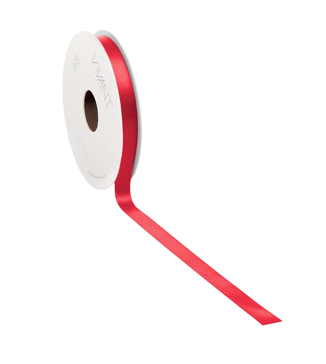 Rood Satijnlint 3-38mm / 25-50m - Kadopapier.net