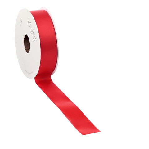 Rood Satijnlint 3-38mm / 25-50m - Kadopapier.net
