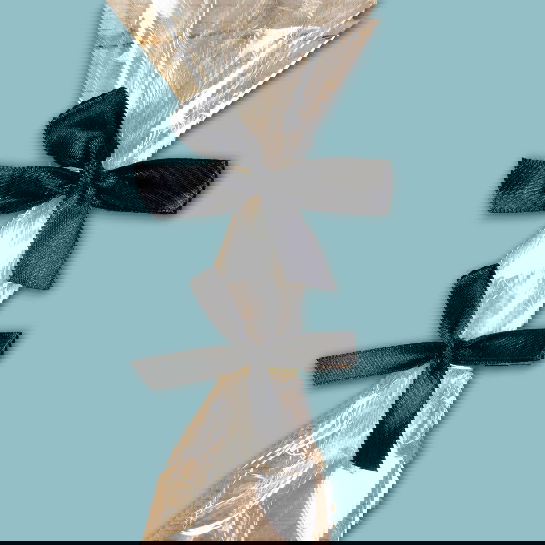 Satijnen Strikjes met Clip Zwart - Kadopapier.net