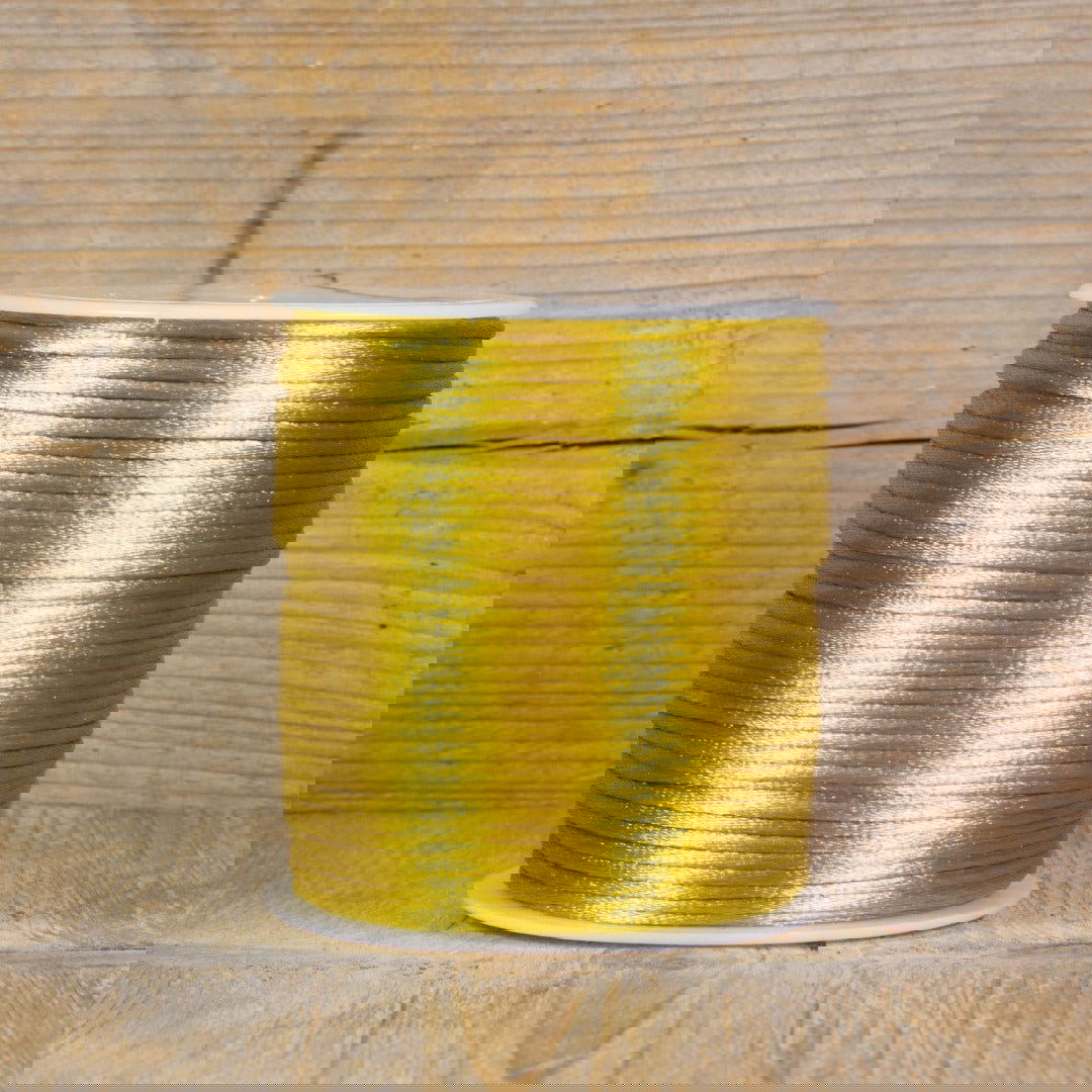 Satijnkoord Goud - Kadopapier.net