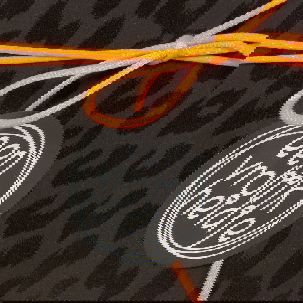 Satijnkoord Neon Oranje - Kadopapier.net