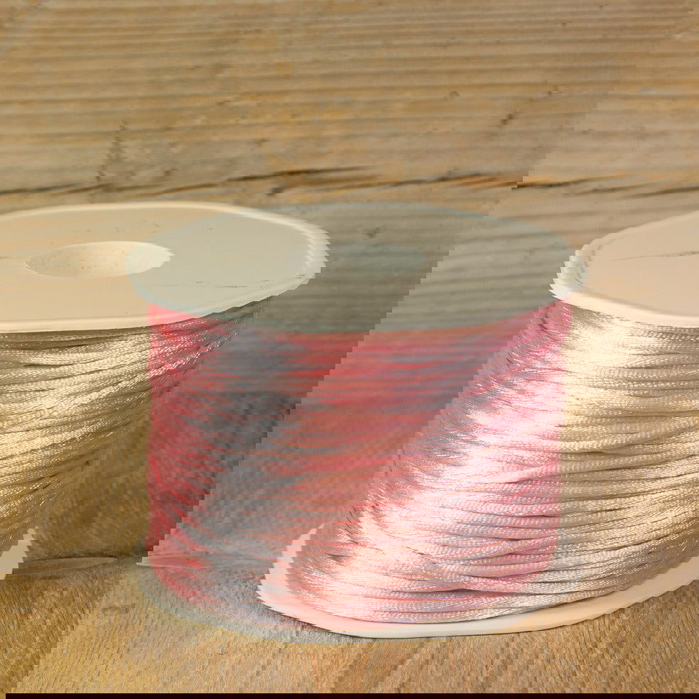 Satijnkoord Roze - Kadopapier.net